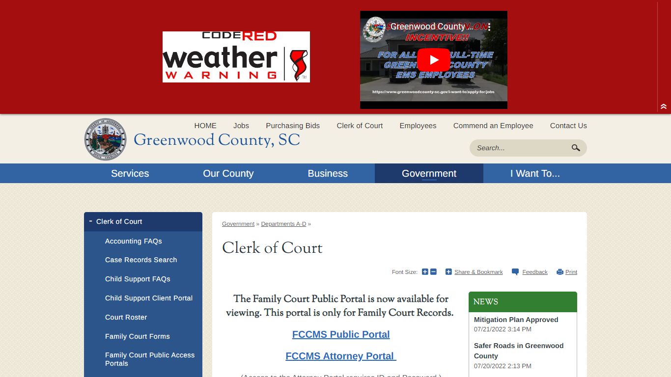 Clerk of Court | Greenwood County, SC